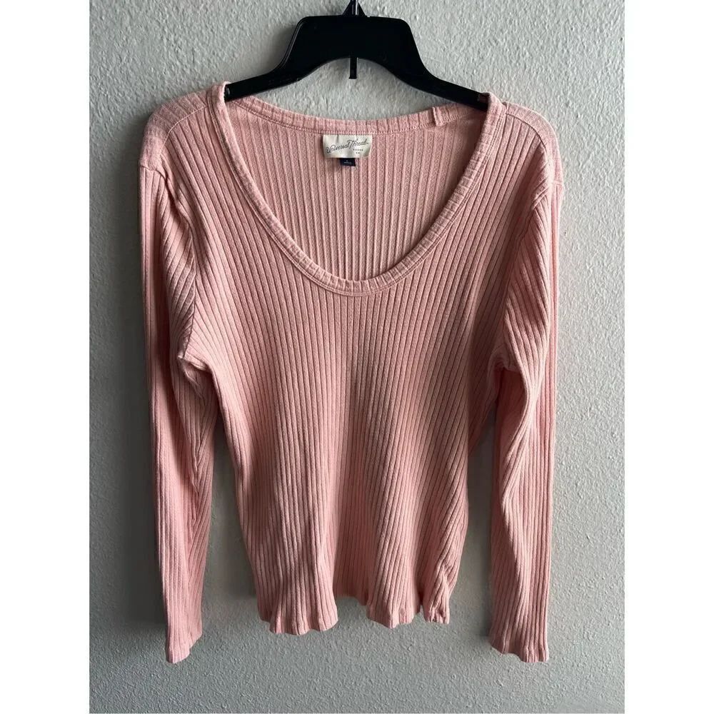 ❤️Universal Thread Ribbed Henley Shirt